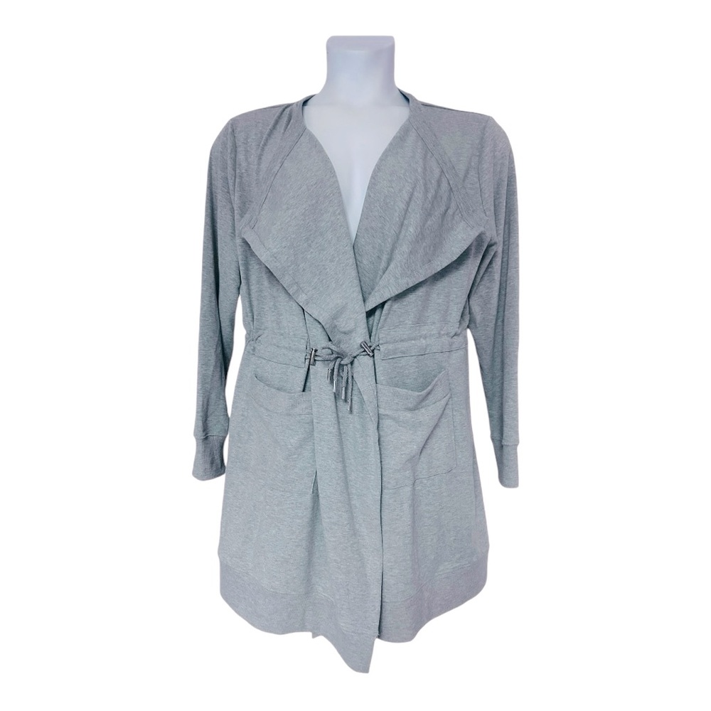 Midnight Velvet Catalog Cardigan Casual T-shirt Sweatshirt Thigh Duster Shacket - Picture 3 of 14